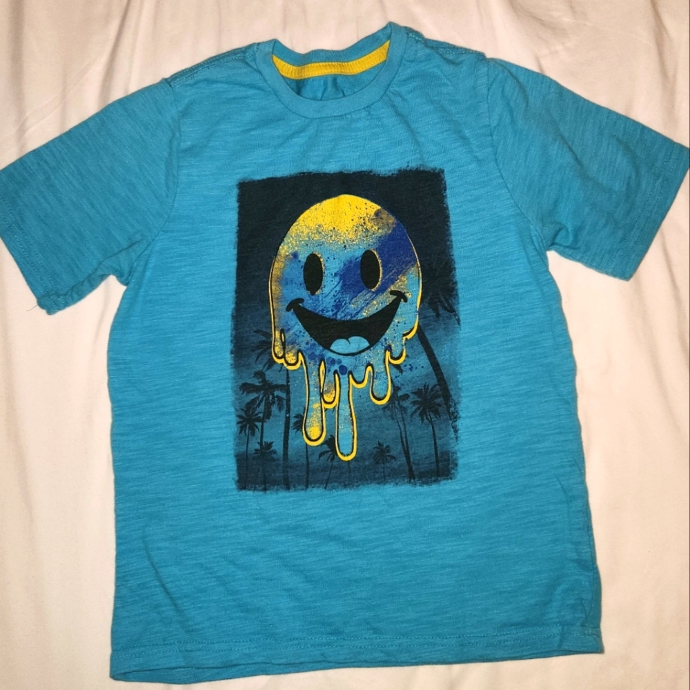 360 kids melting smiley face shirt
